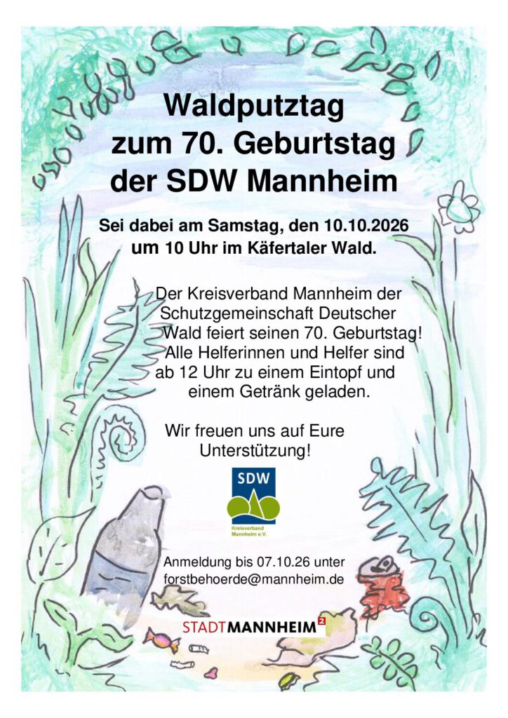 Poster Käfertaler Wald 2026